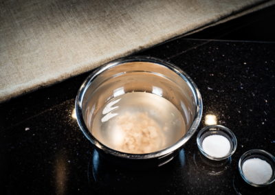 Simple White Bread For Beginners Salt Water Sugar Yeast Mixture 1