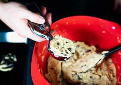 Soft Baked Chocolate Chip Cookies Shape With Ice Scoop 1