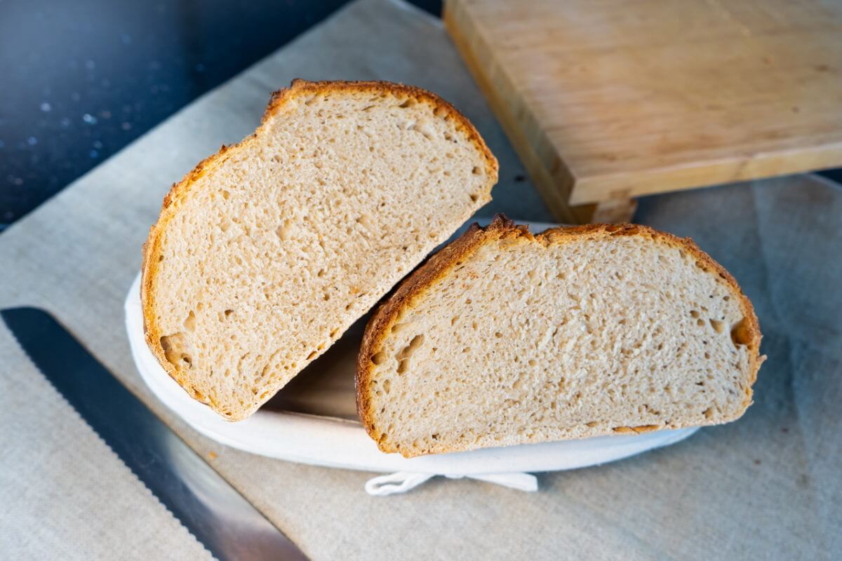 Sourdough Bread With Rye And Allpurpose Flour Delight Baking