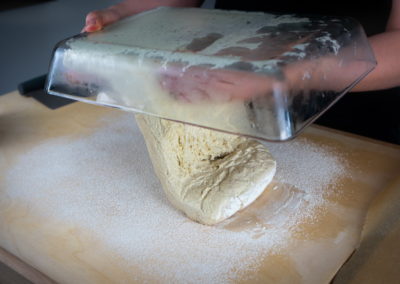 Easy To Make Bread Rolls Dough Ready For Dividing