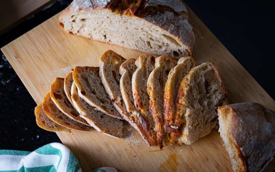 Sourdough Bread Baked In A Dutch Oven Delight Baking
