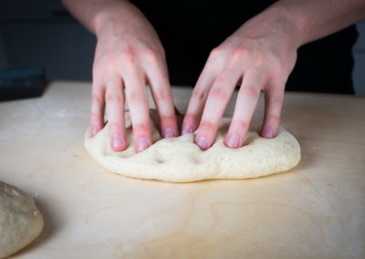 Traditional Turkish Flatbreads Shaping