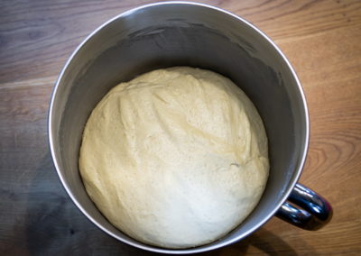 Soft And Fluffy Milk Bread Rolls After Bulk Fermentation