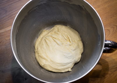 Soft And Fluffy Milk Bread Rolls Before Bulk Fermentation