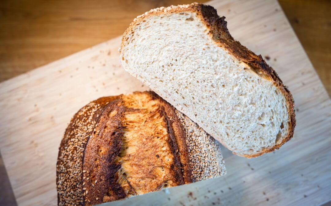 Sourdough Loaf With Sesame Seeds Delight Baking