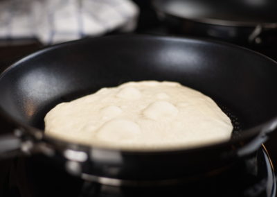 Wheat Tortillas For Fajitas Baking In Pan 1