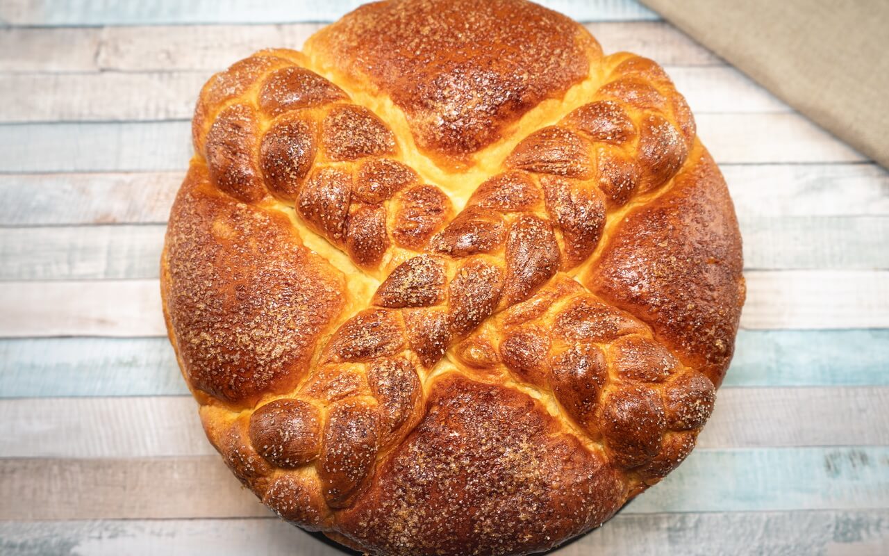 Paska Traditional Slovak Easter Bread Crust