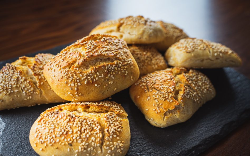 Sesame Bread Rolls With Yoghurt Delight Baking