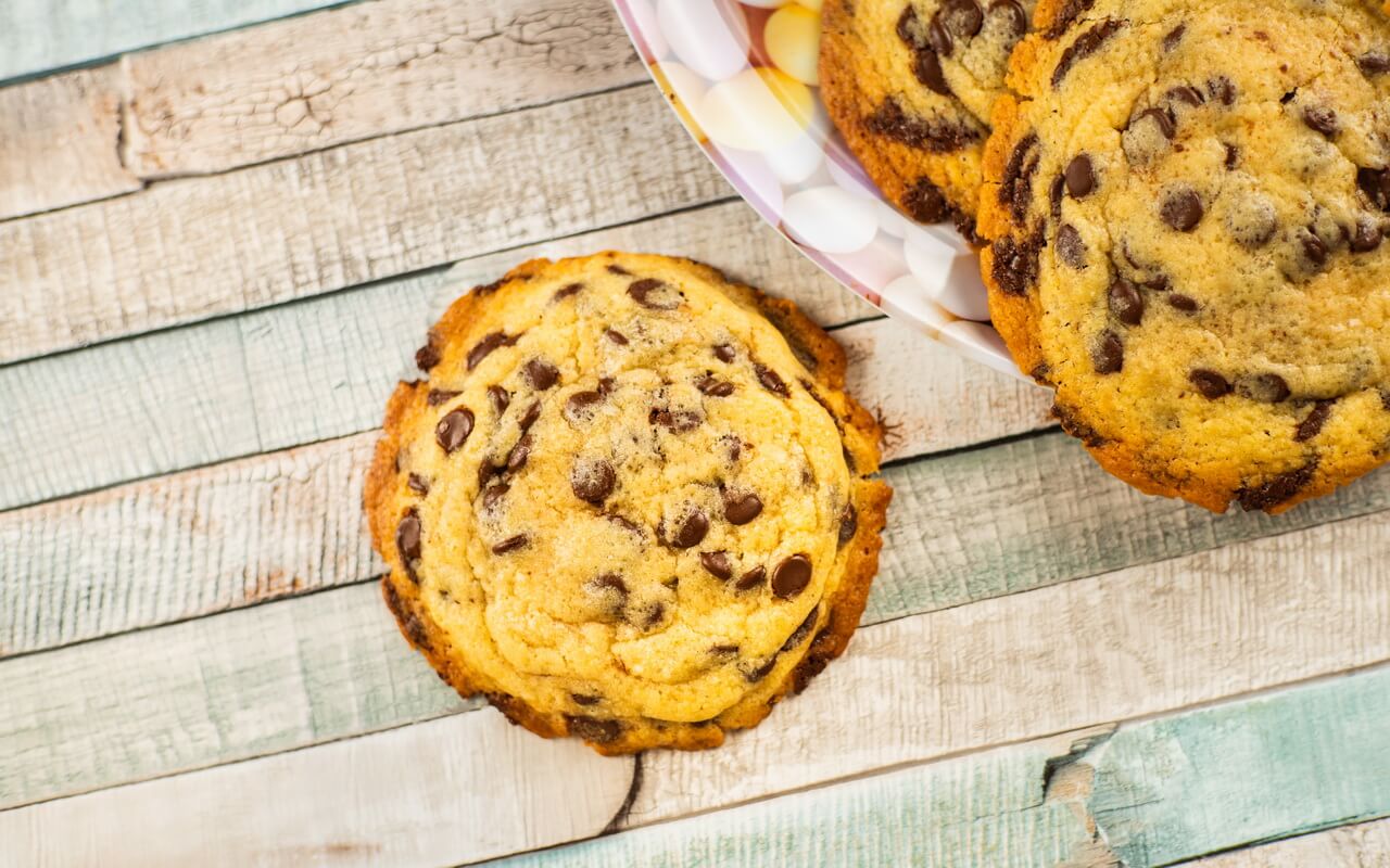Chewy Chocolate Chip Cookies Single Cookie