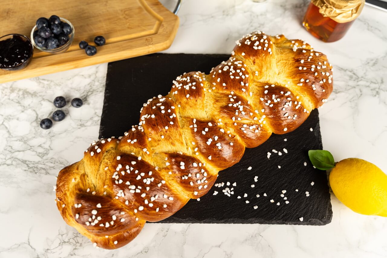 Challah Braided Sweet Yeast Bread Whole Bread