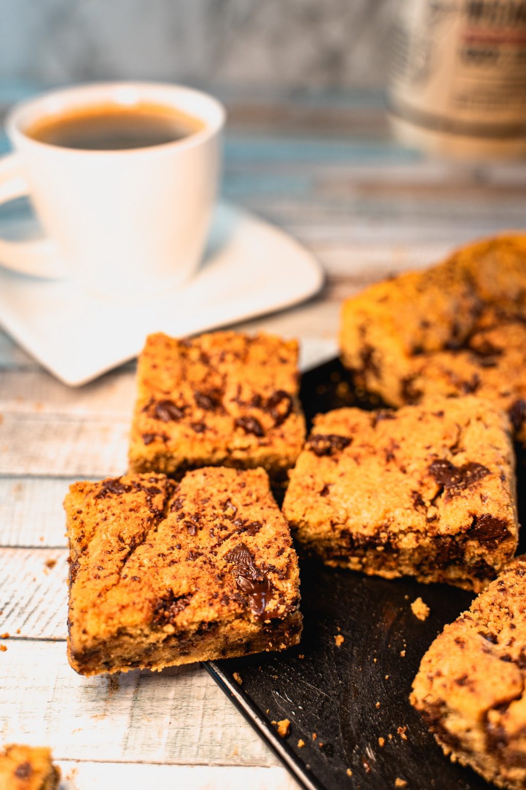 Chewy Chocolate Chip Cookie Bars Delight Baking