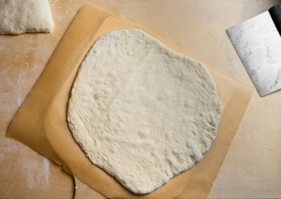 Pizza Dough With All purpose Flour Shaped Dough