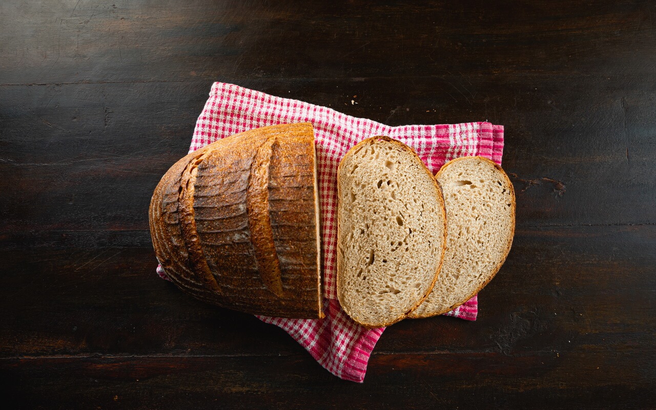 Big Sourdough Bread Crumb