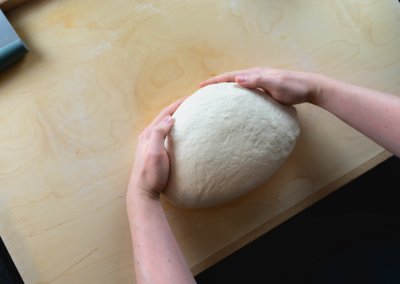 Big Sourdough Bread Rounding 9
